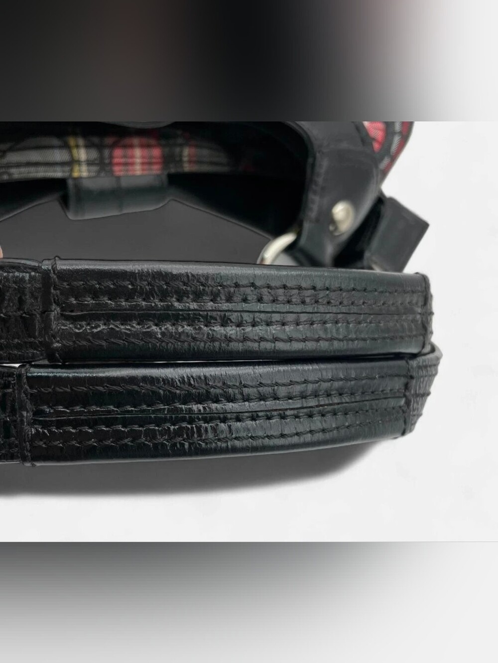 Coach Soho Black & Red Plaid Bag - Picture 7 of 16